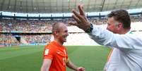 Robben elogiou o treinador, mas recusou o convite  Foto: Alex Livesey/FIFA / Getty Images 