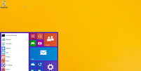 <p>Possível menu iniciar do Windows 9, foto apareceu em uma página de discussão no mês passado</p>  Foto: My Digital Life Forums  Duf_ / Reprodução