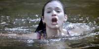 <p>Luiza se afoga em lago</p>  Foto: TV Globo / Divulgação