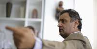 O candidato do PSDB à Presidência da República, Aécio Neves, em foto de abril de 2014 em Brasília.  Foto: Ueslei Marcelino / Reuters