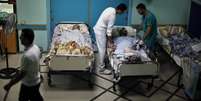 <p>V&aacute;rios pacientes ficaram feridos, devido ao ataque</p>  Foto: Mohammed Salem  / Reuters