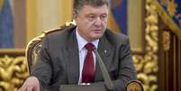 <p>Petro Poroshenko pode atender desejo de nova eleição</p>  Foto: Mykola Lazarenko / Reuters