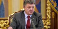  Poroshenko afirmou ter convicção de que se trata de um "ato terrorista"  Foto: Mykola Lazarenko / Reuters