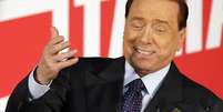 <p>Silvio Berlusconi durante um comício do partido Forza Italia, em Milão, em 23 de maio</p>  Foto: Alessandro Garofalo / Reuters