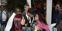 <p>Neymar e Bruna Marquezine curtiram a festa de encerramento da novela &#39;Em Fam&iacute;lia&#39;, na churrascaria Pampa Grill, no Rio de Janeiro, nesta sexta-feira (18)</p>  Foto: Felipe Assumpção e Léo Marinho / AgNews