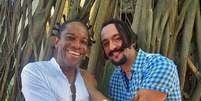 <p>Flávio Bauraqui e Irandhir Santos (Rodapé e Zelão)</p>  Foto: Meu Pedacinho de Chão / TV Globo / Divulgação