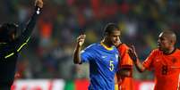 <p>Felipe Melo não voltou à Seleção desde a expulsão em 2010</p>  Foto: Richard Heathcote / Getty Images 