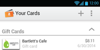 Aplicativo Amazon Wallet organiza cartões de fidelidade e vale-presentes  Foto: Reprodução