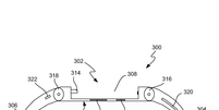 <p>Na patente, display pode ser retirado da pulseira e usado sozinho, como um iPod nano</p>  Foto: Reprodução/USPTO