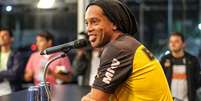 Ronaldinho disse estar focado apenas na decisão do Atlético-MG contra o Lanús  Foto: Bruno Cantini / Divulgação