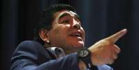 <p>Maradona não poupou críticas ao desempenho da Argentina</p>  Foto: Paulo Whitaker / Reuters