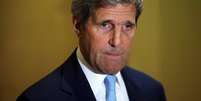 <p>Secretário de Estado dos EUA, John Kerry, durante coletiva de imprensa no Cairo, em 25 de julho</p>  Foto: Reuters