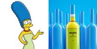 <p>A garrafa de Marge ganhou até uma faixinha vermelha no topo, representando o colar da personagem</p>  Foto: Divulgação