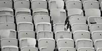 <p>Torcida do Palmeiras quebrou cadeiras na Arena Corinthians</p>  Foto: Marcelo Ferrelli / Gazeta Press