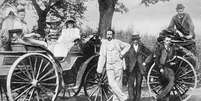 O primeiro carro com motor a gasolina é criação do fundador da Mercdes-Benz, o engenheiro alemão Karl Benz  Foto: Getty Images 