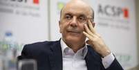 <p>De acordo com a nova pesquisa Datafolha, José Serra (PSDB) continua na frente, com 34%, tendo variação negativa de um ponto porcentual em relação ao levantamento anterior</p>  Foto: Divulgação