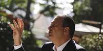 <p>Em sabatina, o candidato do PSB à Presidência, Eduardo Campos, não poupou críticas à atual condução econômica e afirmou que é necessário haver rigor com as contas públicas</p>  Foto: Nacho Doce / Reuters