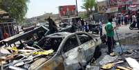 Atentados deixaram 10 mortos nessa sexta-feira em Bagdá  Foto: ALI AL-SAADI / AFP