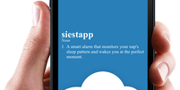 Aplicativo SiestApp Têm opções para soneca curta (20 minutos) e soneca longa (90 minutos)  Foto: SiestApp / Divulgação