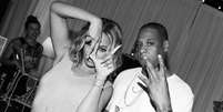 Beyoncé e Jay-Z durante a turnê On The Run  Foto: Beyonce.com / Reprodução