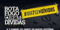 Botafogo Sem Dívidas foi criado por torcedores em 2013  Foto: Botafogo.com.br / Reprodução