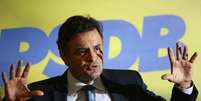 <p>O candidato do PSDB à Presidência, Aécio Neves. 03/04/2014.</p>  Foto: Ueslei Marcelino / Reuters