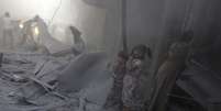 <p>Atentados na Síria fizeram 38 mortos nesta quinta-feira; mortos já passam de 100 mil desde 2011</p>  Foto: Bassam Khabieh / Reuters