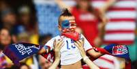 <p>Criança se empolga com seleção americana na Copa do Mundo</p>  Foto: Jamie McDonald / Getty Images 