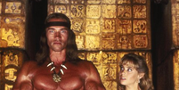 <p>Arnold Schwarzenegger e Olivia D'Abo</p>  Foto: Metro Goldwyn Mayer Studios / Divulgação