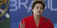 <p>Dilma se negou a responder questões sobre o julgamento da presidente da Petrobras</p>  Foto: Ueslei Marcelino / Reuters