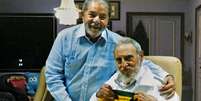 <p>Lula e Fidel Castro durante um encontro em Havana, em 25 de fevereiro de 2014</p>  Foto:  INSTITUTO LULA / ROBERTO STUCKERT / AFP