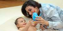 <p>Jaque Khury e o filho Gael</p>  Foto: Thais Aline / Ag. Fio Condutor / Divulgação