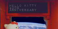 <p>Uma boneca Hello Kitty de 4 centímetros está a bordo do satélite Hodoyoshi-3</p>  Foto: Reuters