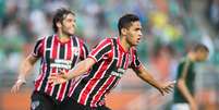 <p>Kardec mostrou respeito pelo Palmeiras</p>  Foto: Fernando Dantas / Gazeta Press