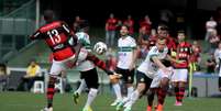 <p>Coritiba não consegui pressionar Flamengo no segundo tempo</p>  Foto: Coritiba / Divulgação