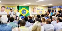 Presidenciável não mostrou preocupação com o desempenho de Marina Silva em pesquisas  Foto: Orlando Brito / Divulgação