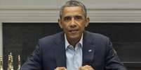 Presidente Obama faz reunião nesta segunda-feira para atualização de informações sobre operações americanas no Iraque  Foto: Saul LOEB / AFP
