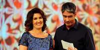 <p>Casal de apresentadores tem três filhos</p>  Foto: TV Globo