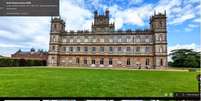 <p>Castelo Highclere, do drama Dowton Abbey</p>  Foto: Reprodução