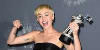 Miley Cyrus foi a grande vencedora do VMA  Foto: Getty Images