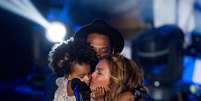 Beyoncé se destacou na premiação ao lado da família  Foto: Getty Images 