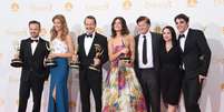 <p>Elenco de Breaking Bad no Emmy Awards 2014</p>  Foto: Jason Merritt / Getty Images 