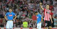 Athletic Bilbao elimina Napoli da competição europeia  Foto: Rafa Rivas / AFP