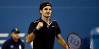 <p>Federer segue firme rumo a mais uma ta&ccedil;a nos Estados Unidos</p>  Foto: Alex Goodlett / AFP