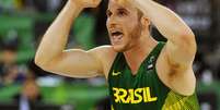 <p>Marcelinho Huertas espera melhora do Brasil, mas gostou do que viu</p>  Foto: Jorge Guerrero / AFP