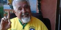 Durante a Copa do Mundo, no Brasil, Rubén demonstrou sua torcida brasileira.  Foto: Reprodução