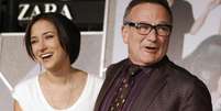 Robin Williams e sua filha Zelda chegam para lançamento de filme em 9 de novembro de 2009.  Foto: Fred Prouser / Reuters