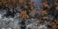 <p>Fluxo de lava do vulcão Kilauea, em Pahoa, Havaí</p>  Foto: U.S. Geological Survey / AP