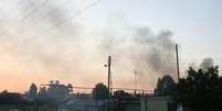 <p>Fuma&ccedil;a &eacute; vista no c&eacute;u de Donetsk ap&oacute;s explos&otilde;es</p><p>&nbsp;</p>  Foto: Reuters