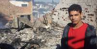 Josimar Alencar já sobreviveu a três incêndios na Favela do Buraco Quente  Foto: Thiago Tufano / Terra